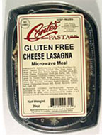 Gluten-Free Cheese Lasagna Microwave Meal